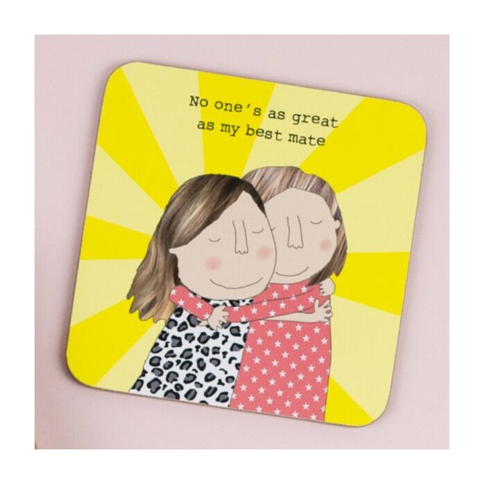 Rosie Made a Thing - Best Mate Coaster